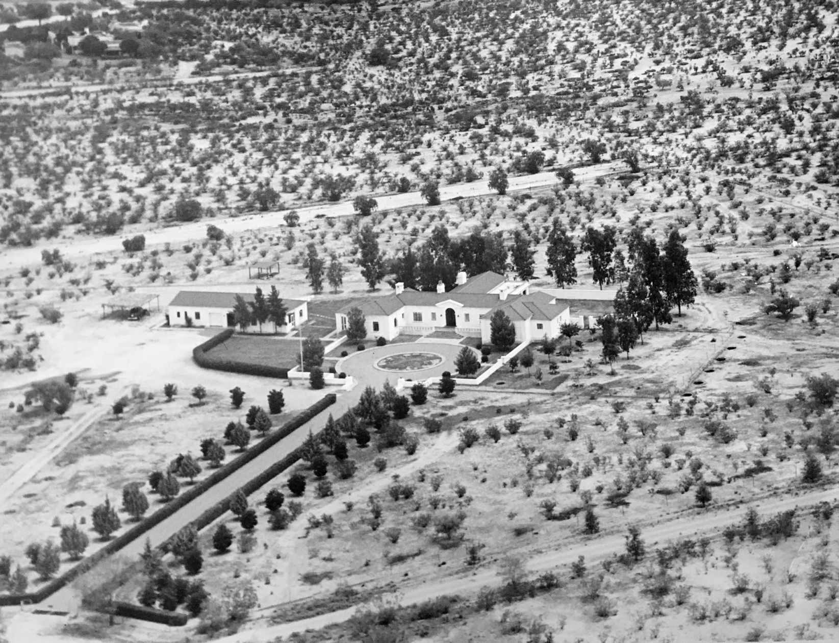 Historic archive aerial photos of Tucson